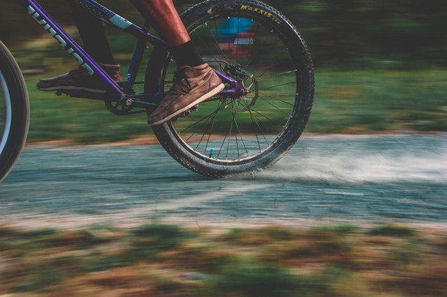 biking man